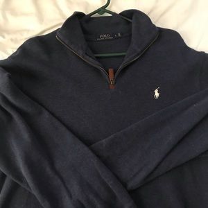 Like new Navy Polo 1/4 zip